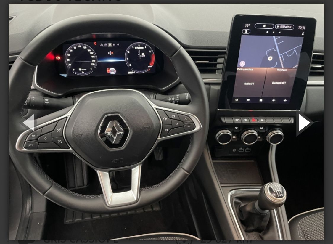 Renault Capture Année 2023 Essence Moteur TCE 90 CV Kilométrage 29870 KM