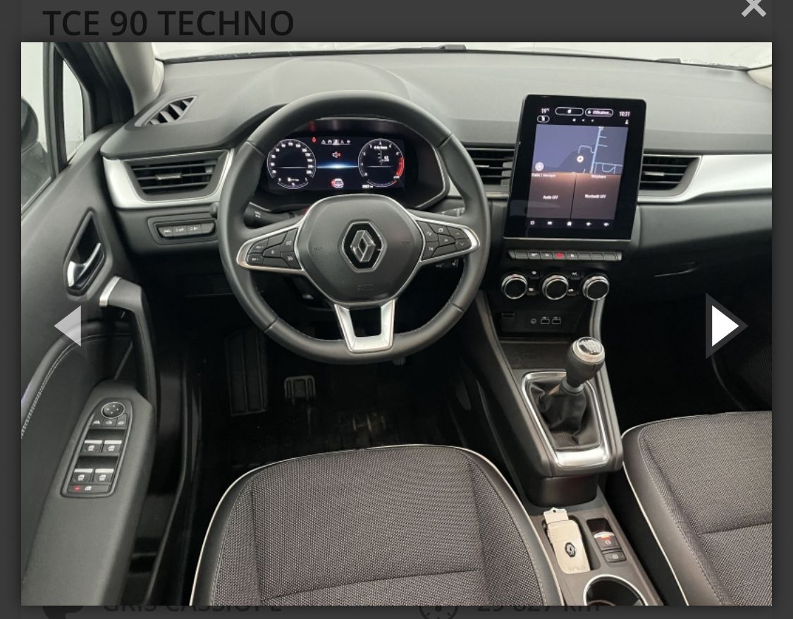 Renault Capture Année 2023 Essence Moteur TCE 90 CV Kilométrage 29870 KM